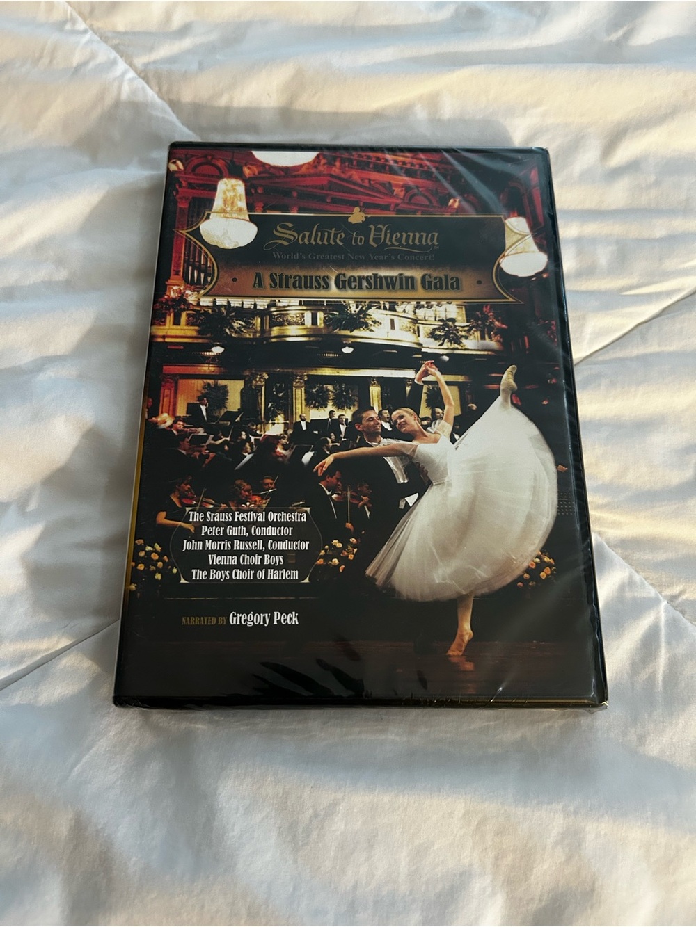 Salute to Vienna New Year’s Concert DVD Strauss Gershwin SEALED